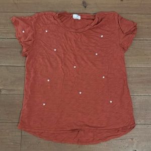 t.l.a. cotton star shirt from Anthropologie size Small